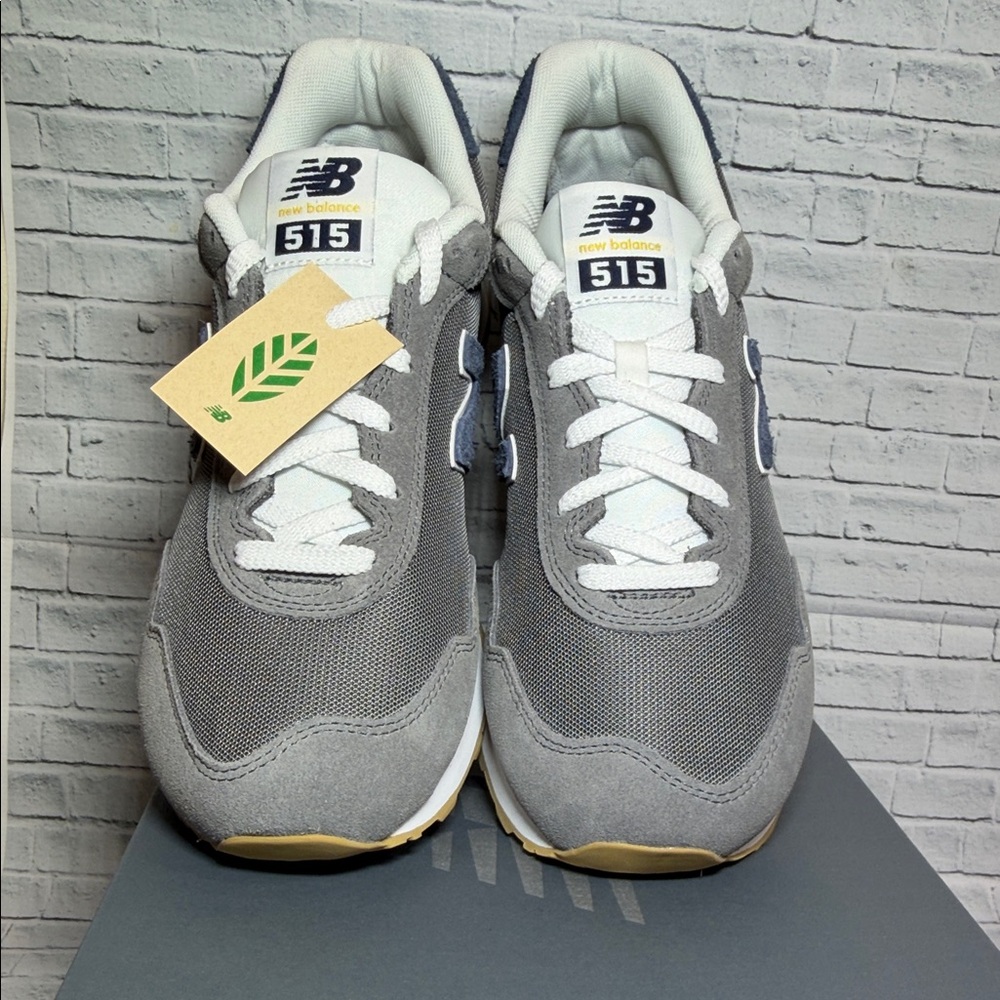 New Balance 515 Men's Charcoal and White Sneakers